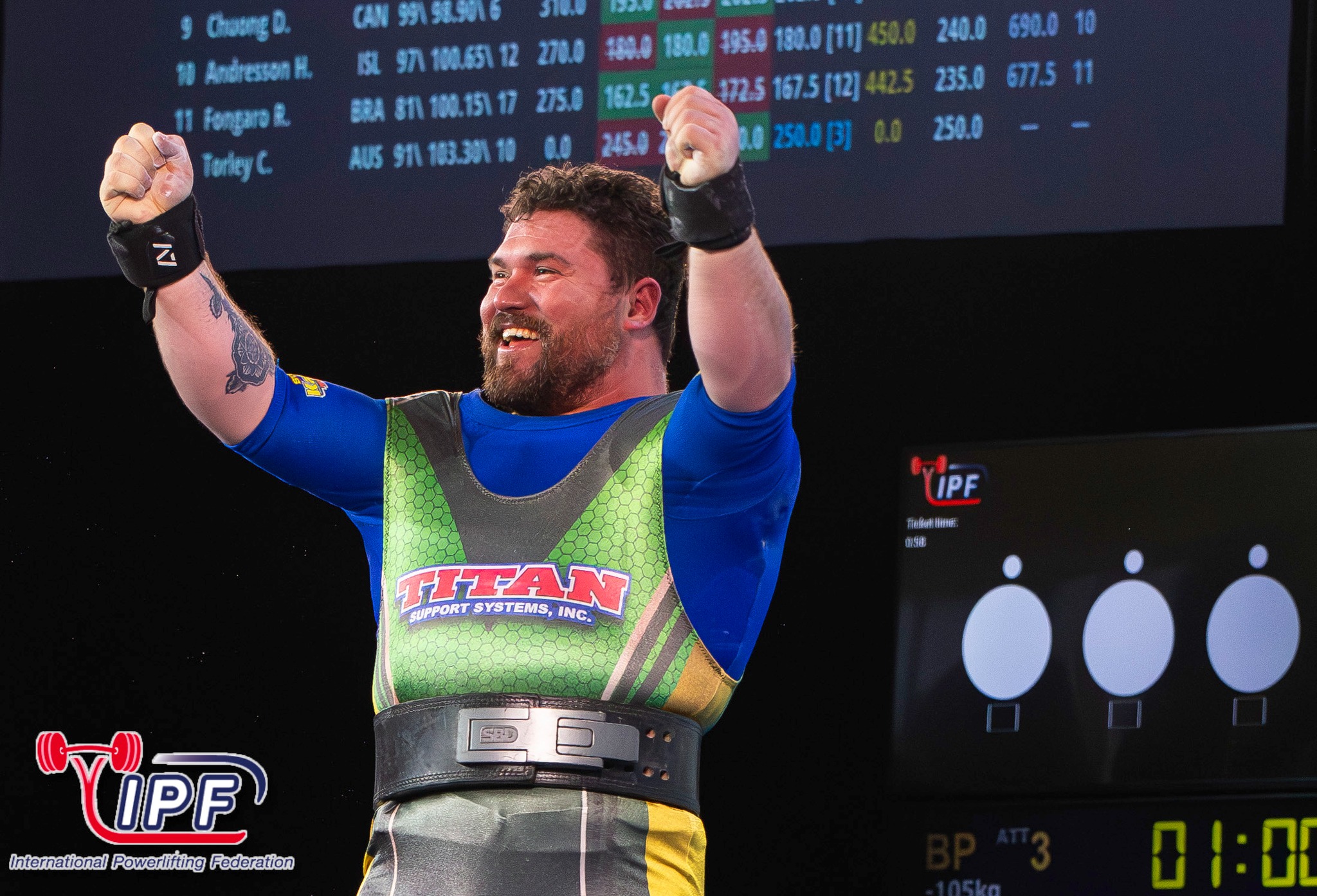 RefereeLights digital referee ruling system for powerlifting competitions